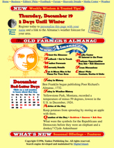 The Old Farmer S Almanac Timeline Old Farmer S Almanac