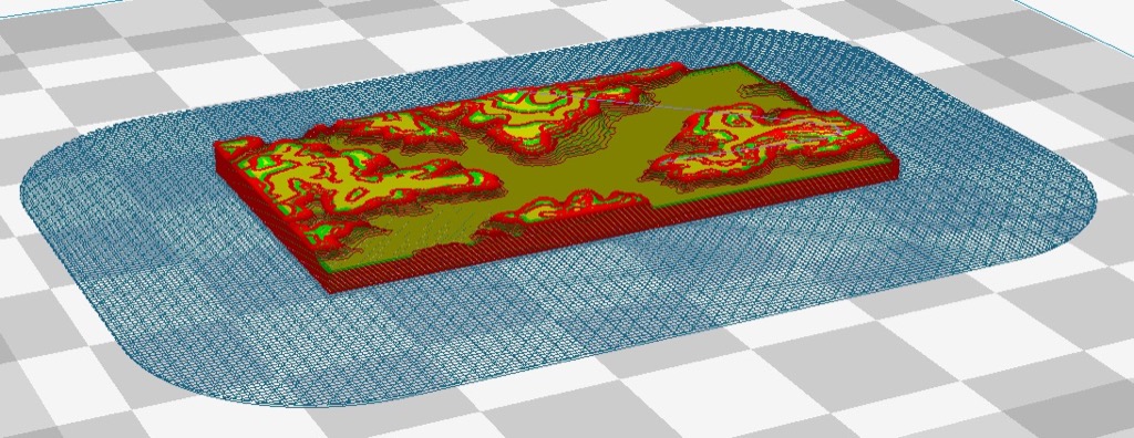 3D Charlottetown sliced in Cura