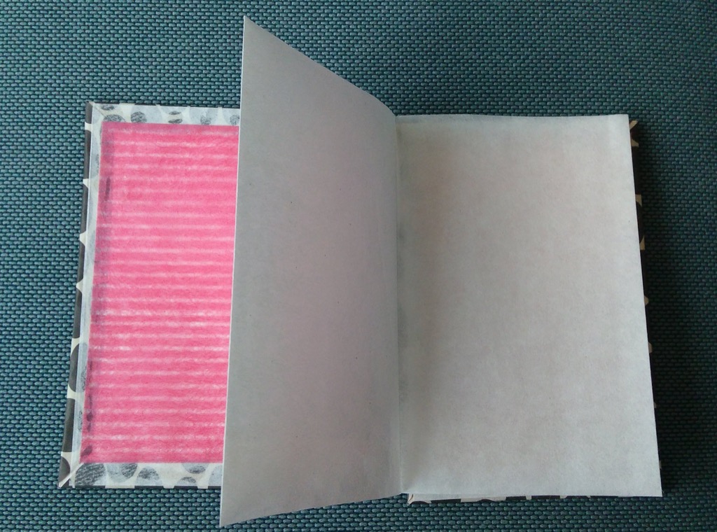 Accordion book open