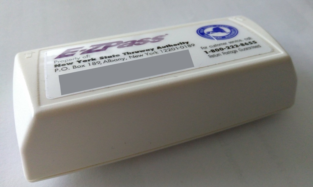 My E-ZPass Transponder