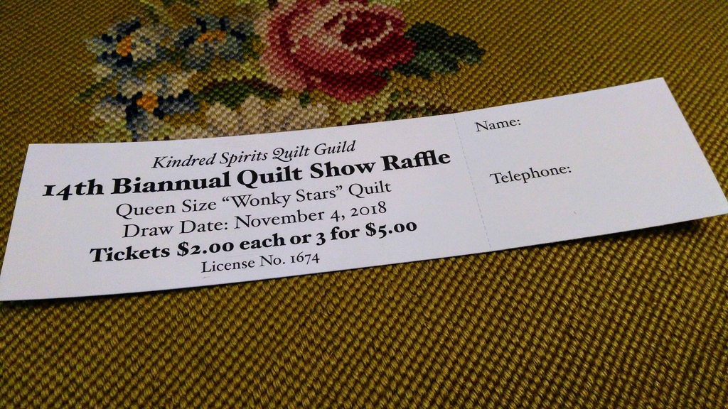 Photo of Kindred Spirits Quilt Draw ticket