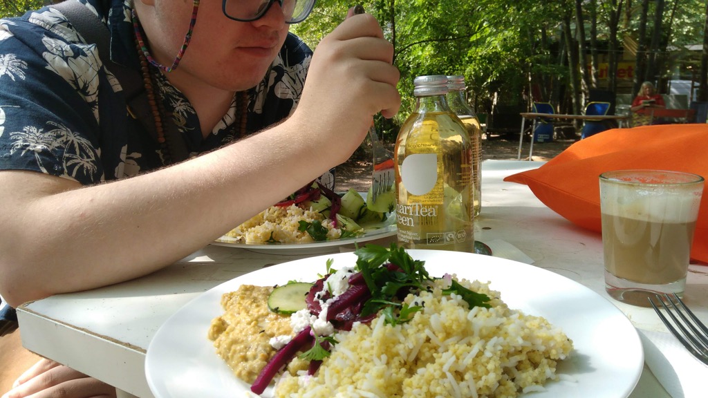 Lunch in the garden