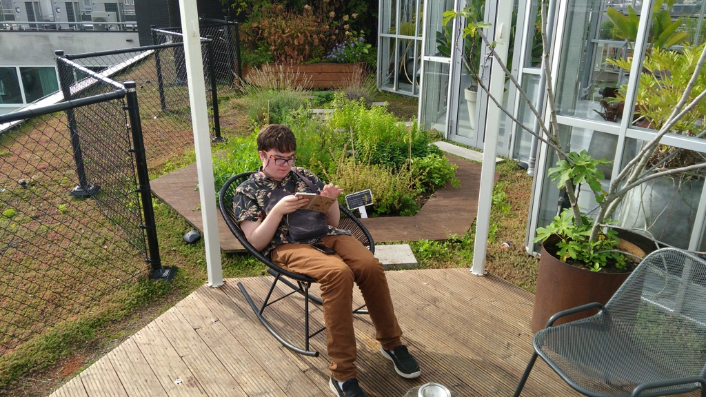 Oliver on the ZOKu roof