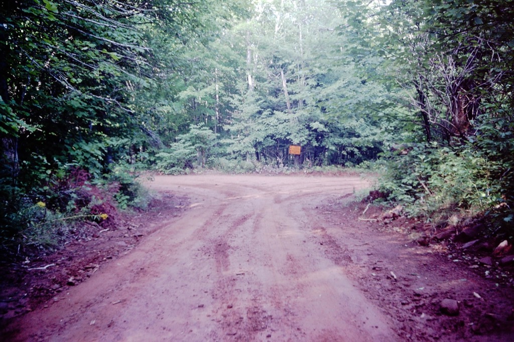 Clay road fork on PEI.