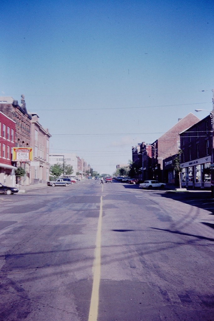 Queen Street in Charlottetown, looking up from Sydney, 1994