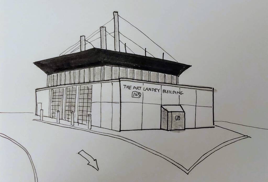 Sketch of The Art Landry Building