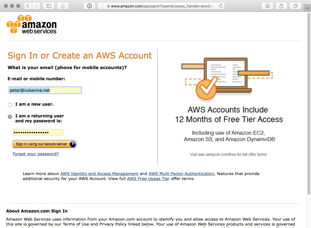 AWS Login