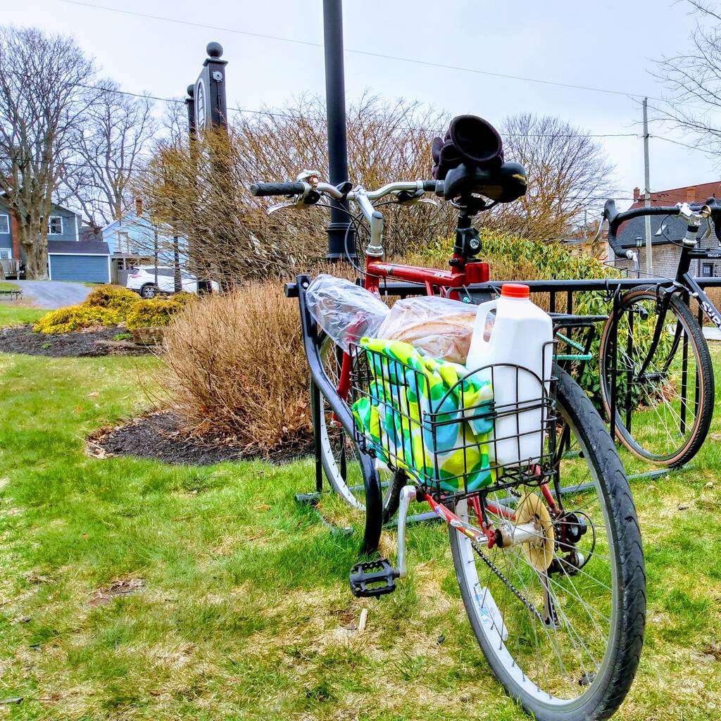 Bicycle fresh from the Farmer's Market