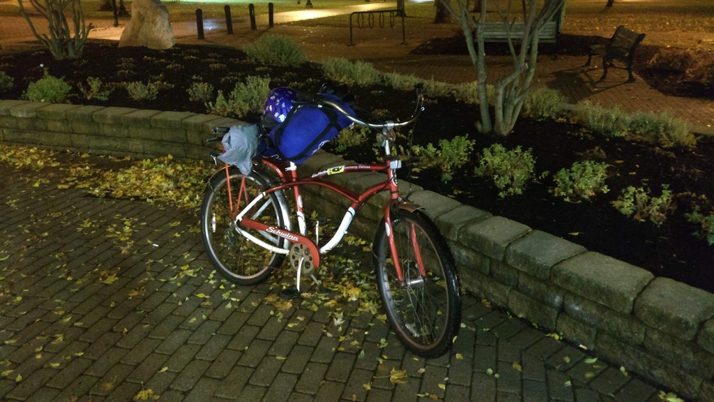 Photo of Bill McFadden's bicycle.