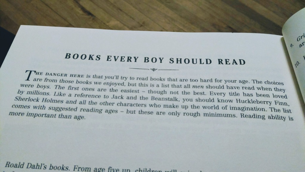 Books Every Boy Should Read (detail)