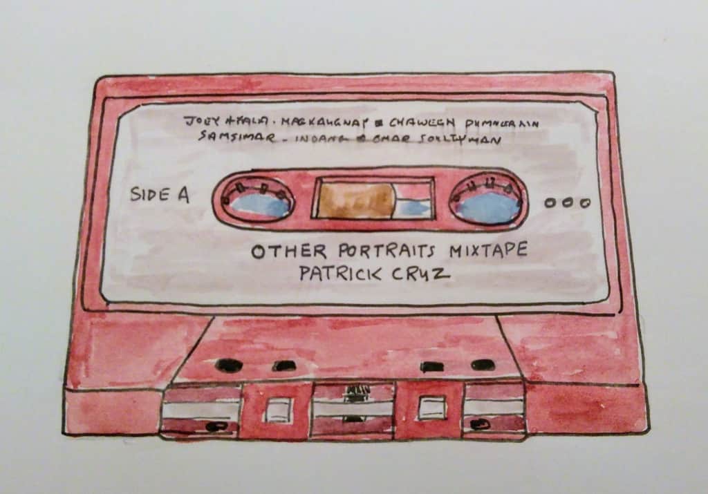 A Sketch of a Cassette Tape