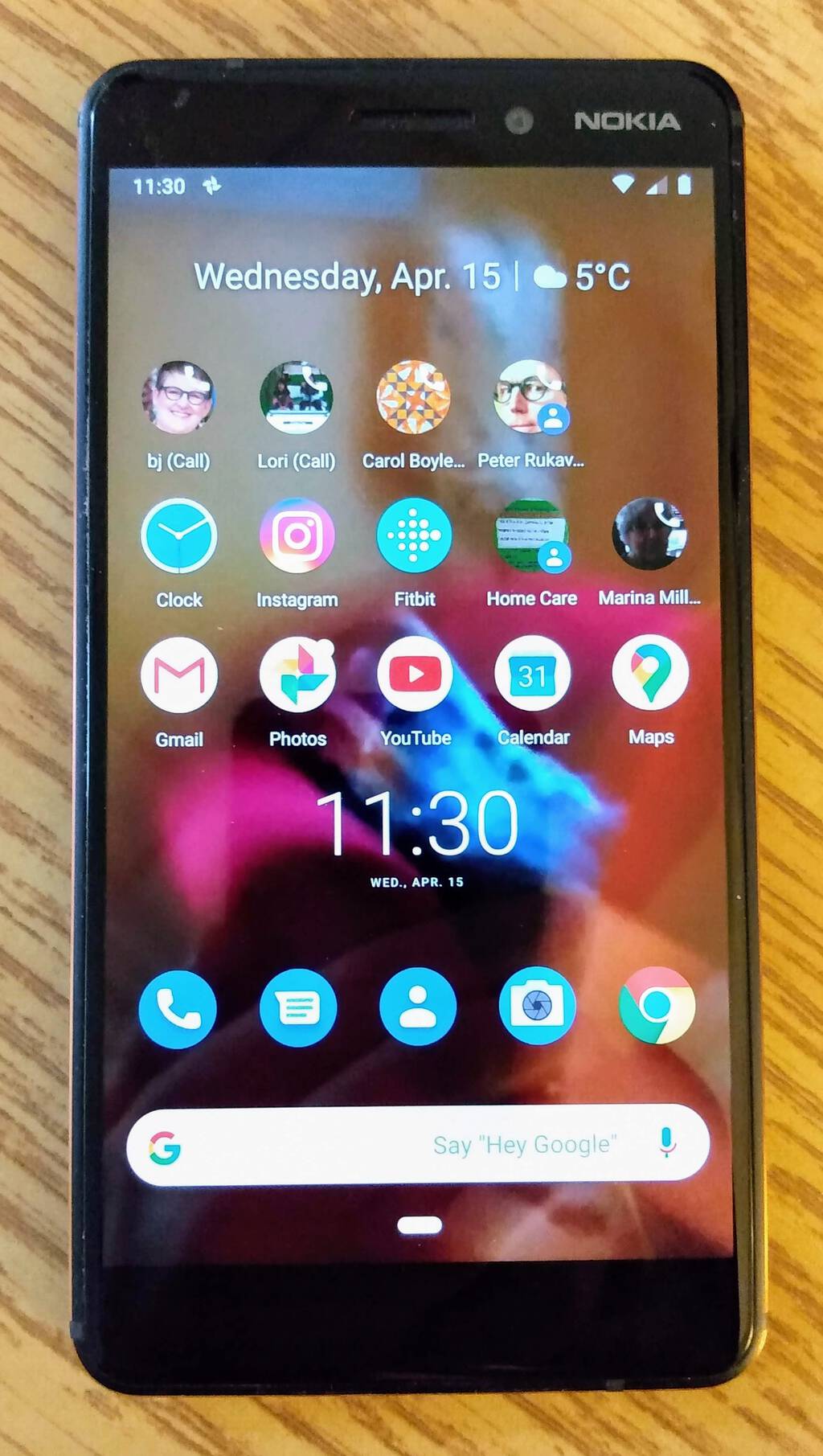 Photo of Catherine's Nokia 6.1 mobile phone