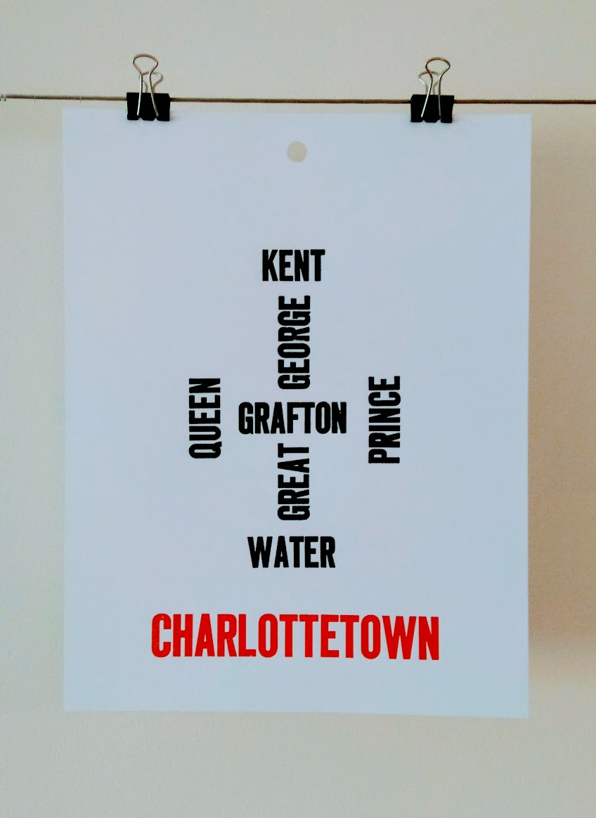 Letterpress Map of Charlottetown (final)