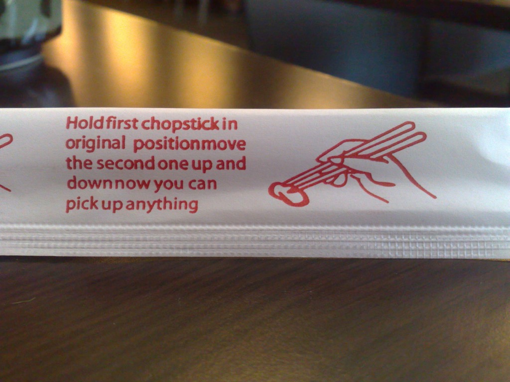 Chopsticks Instructions