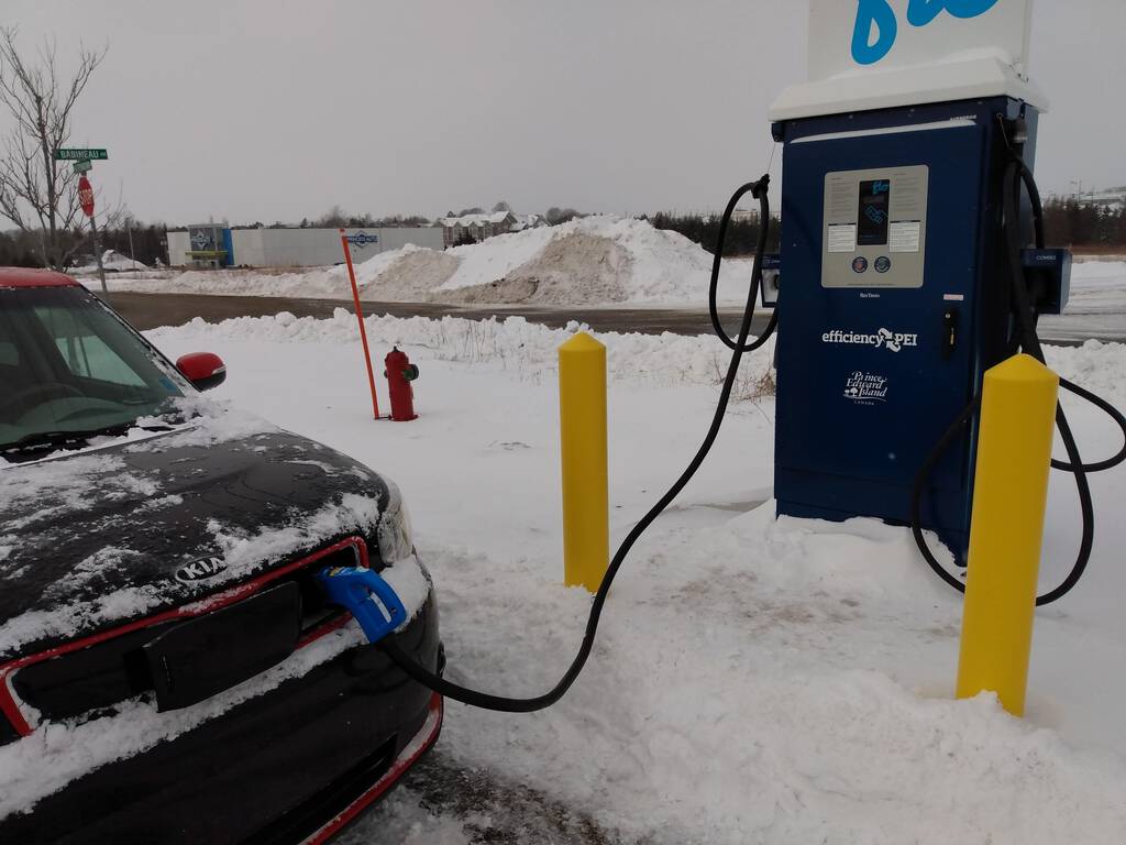New DC charger at Canadian Tire in Charlottetown