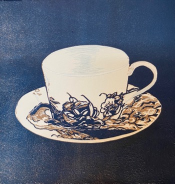 Burnt Umber and Prussian Blue