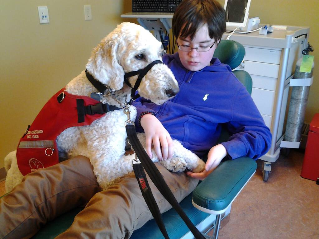 Ethan in Dentist Chair