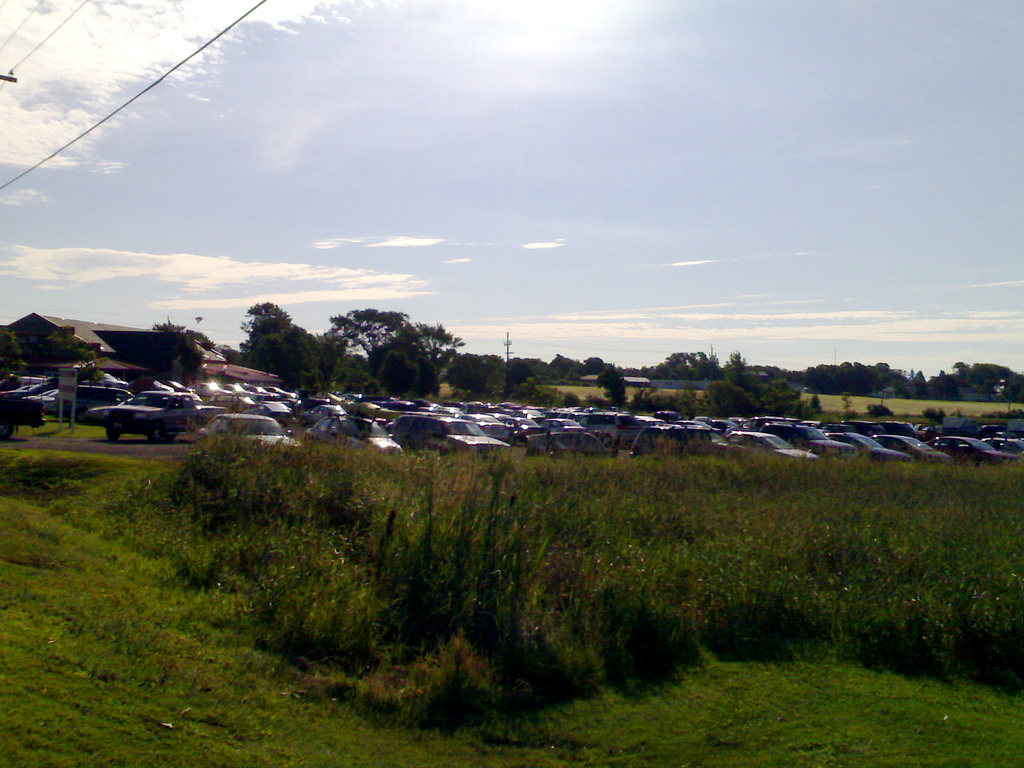 Cars at the Charlottetown Farmer's Market