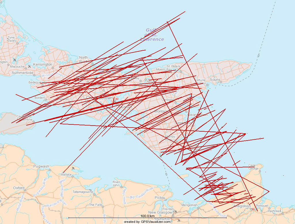 Five Days of Planes over Prince Edward Island