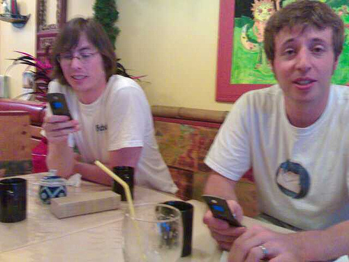 Steven and Dan and their Phones