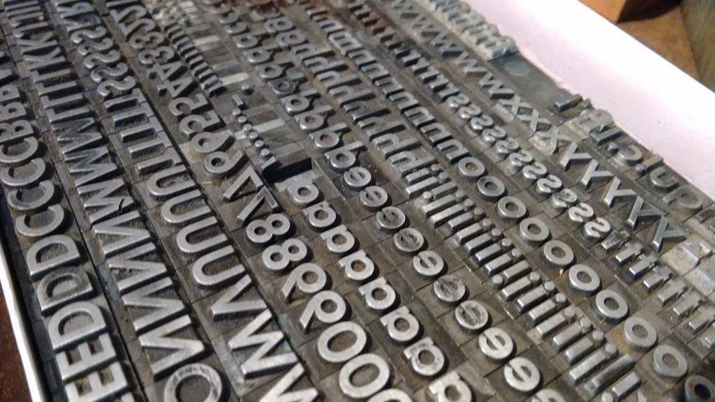 New Font from Letterpress Things