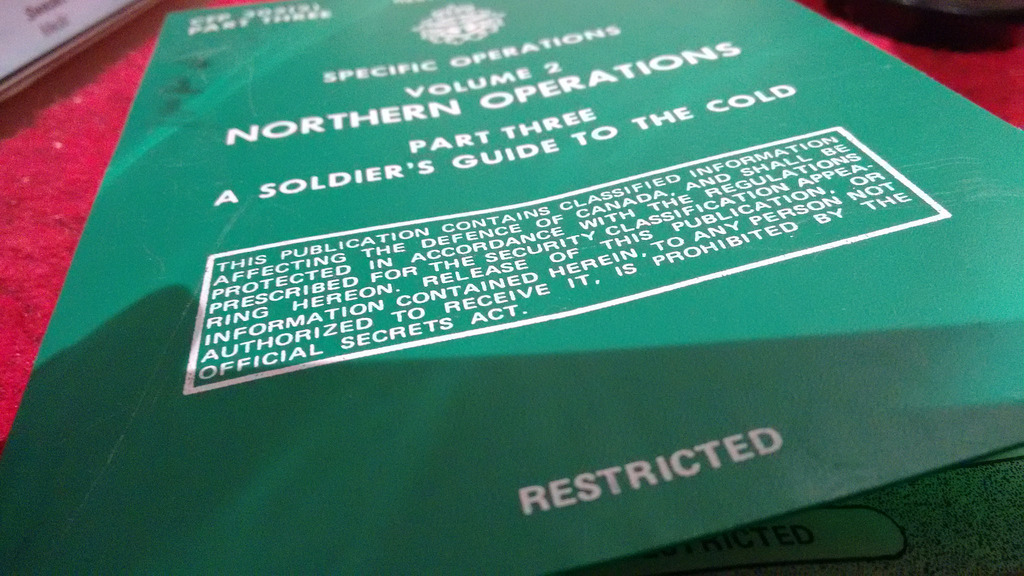 "A Soldier's Guide to the Cold"