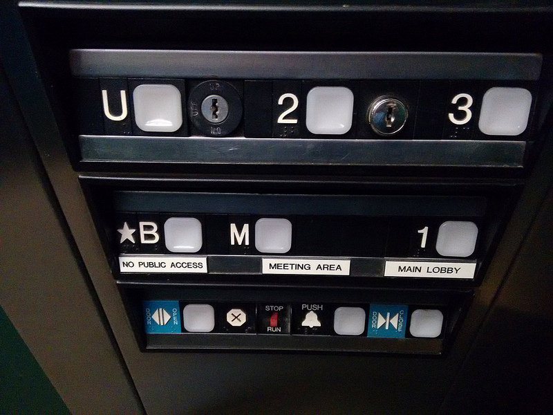 Charlottetown City Hall Elevator Buttons