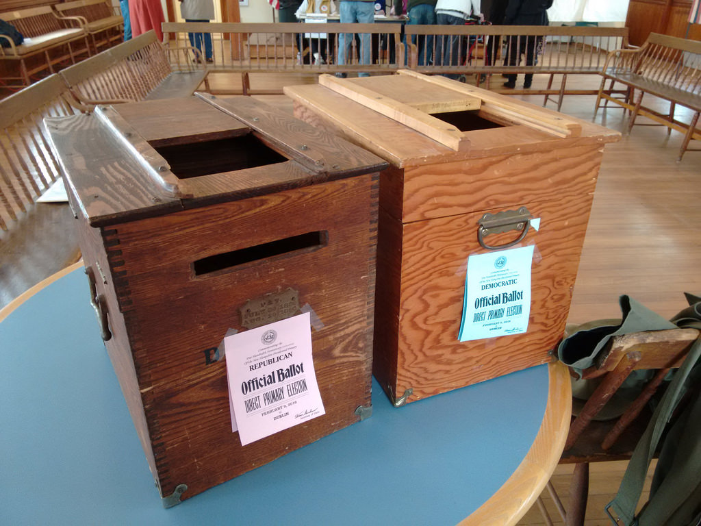 Republican and Democratic Ballot Boxes in Dublin