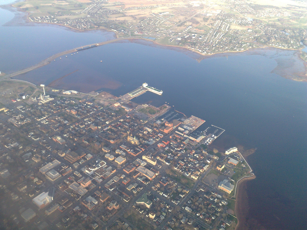 Aerial View of Downtown Charlottetown