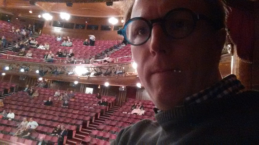 Selfie at Elvis Costello at London Palladium