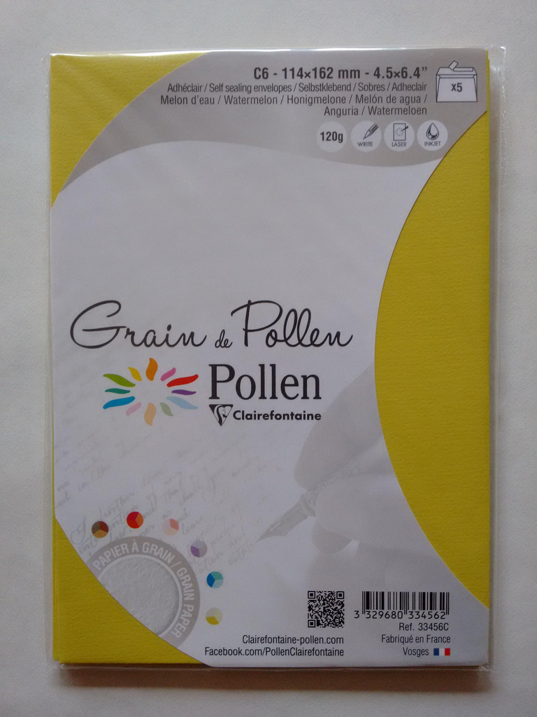 Grain de Pollen Envelopes