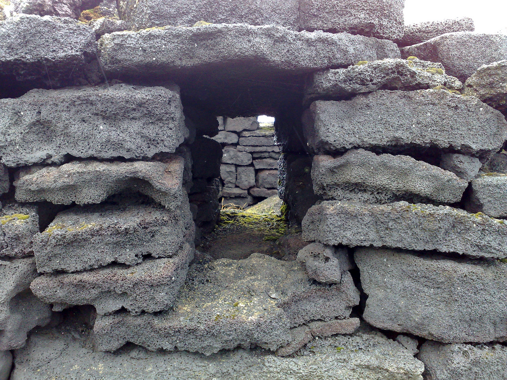 Selatangar Stone House Window