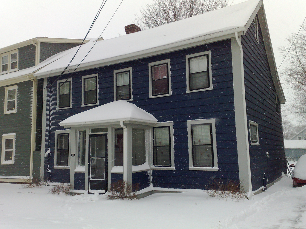 100 Prince Street in Snow