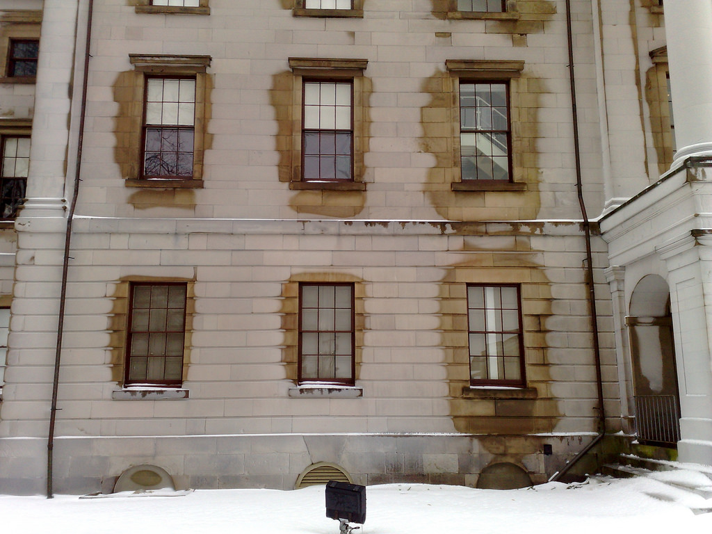 Province House covered in ice