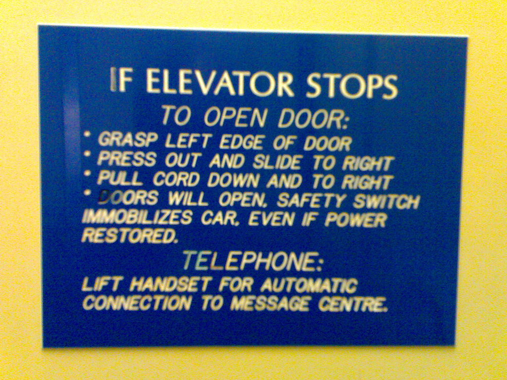 Hyndman and Company Elevator Sign