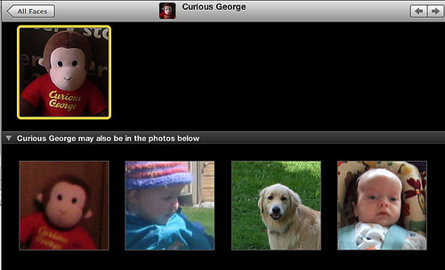 Curious George in iPhoto