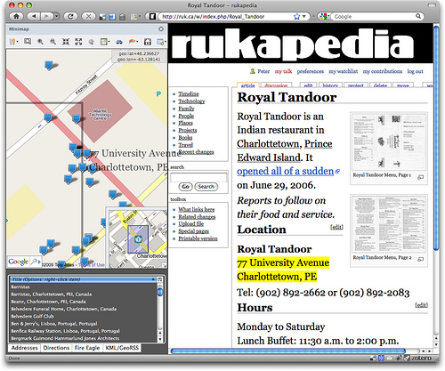 Minimap Sidebar Address Dragging