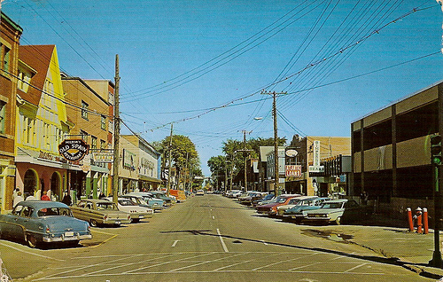 Historic view of Kent Street in Charlottetown