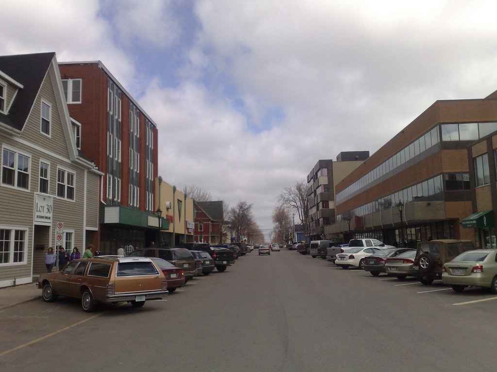 Contemporary view of Kent Street in Charlottetown