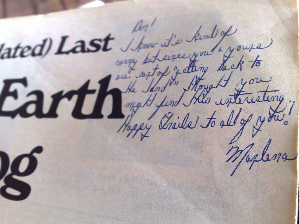 The (Last) Whole Earth Catalog Dedication