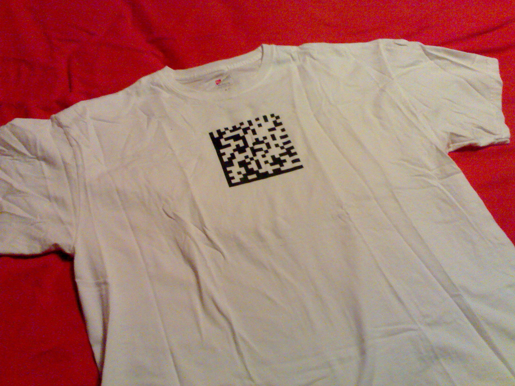 2D Barcode T-Shirt for ruk.ca