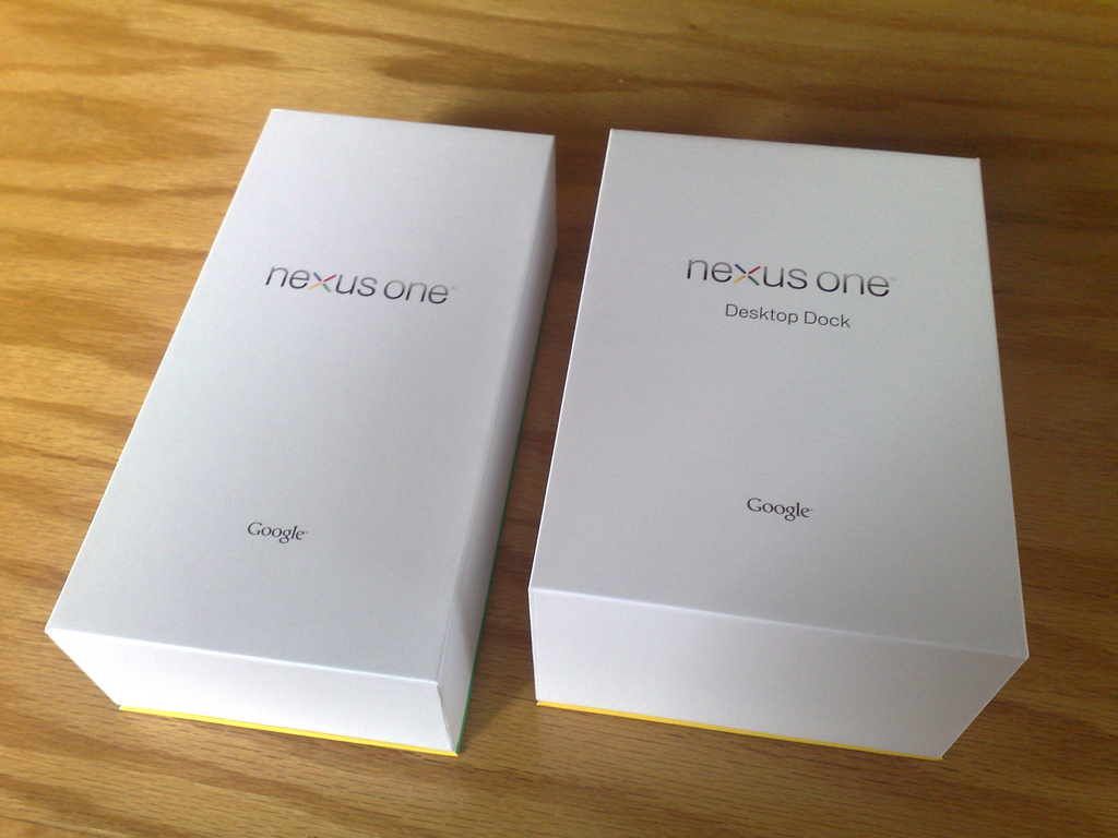 Google Nexus One and Dock Boxes