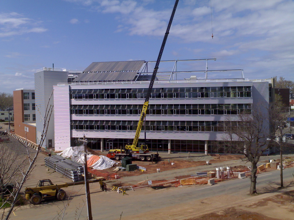 Solar Panels on Jean Canfield Building