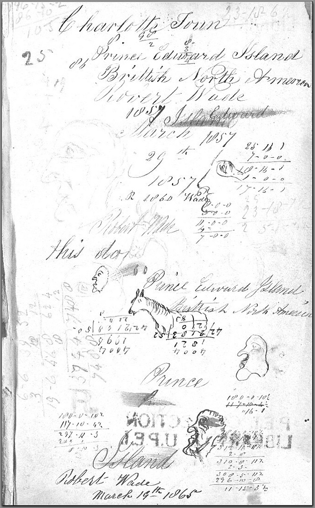 1857 Prince Edward Island Calendar, Page 3