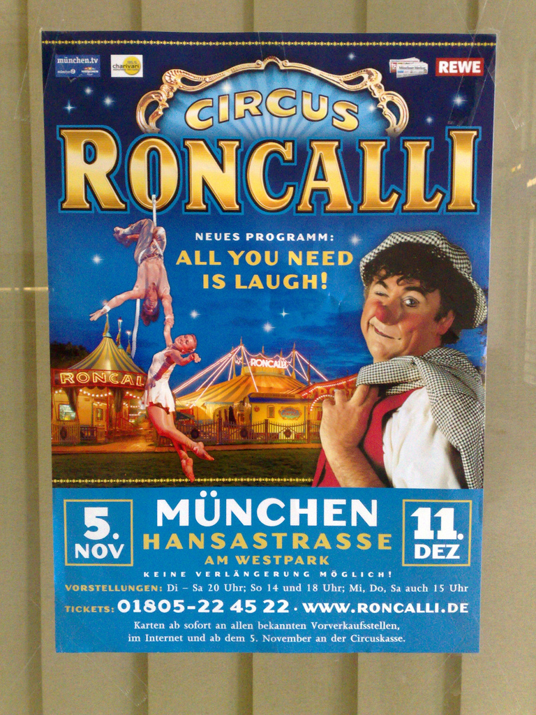 Circus Roncalli Poster