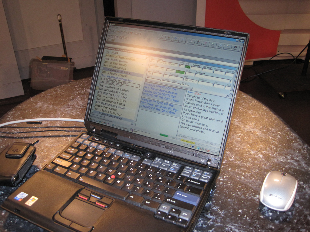 Bruce Rainnie's Laptop