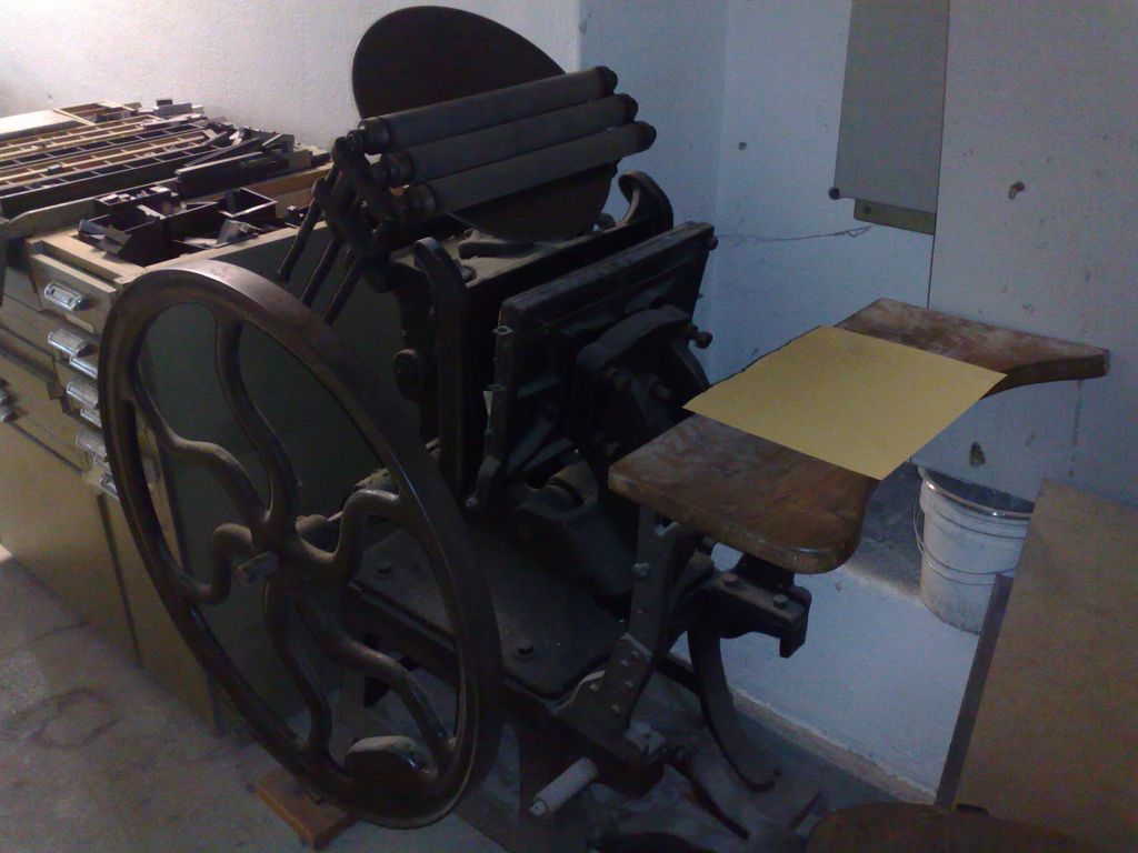 Letterpress at Druckwerkstatt