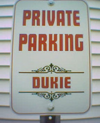 Private Parking: Dukie