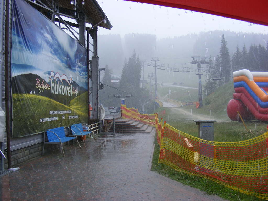Rain at Bukovel