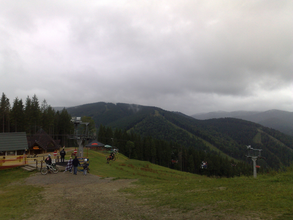 High up at Bukovel